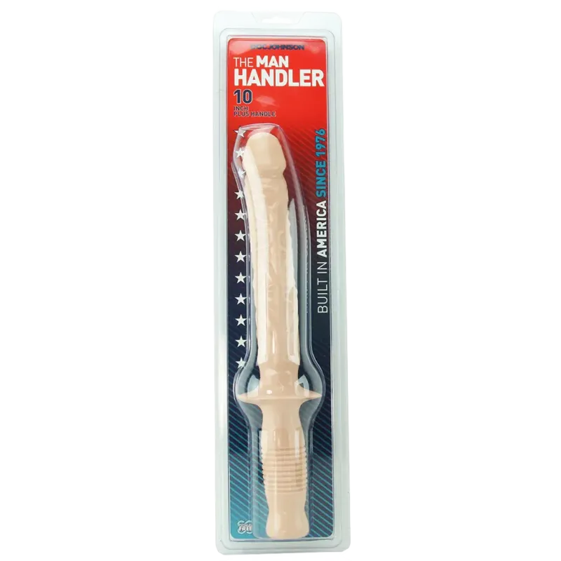 The Man Handler Dildo in White